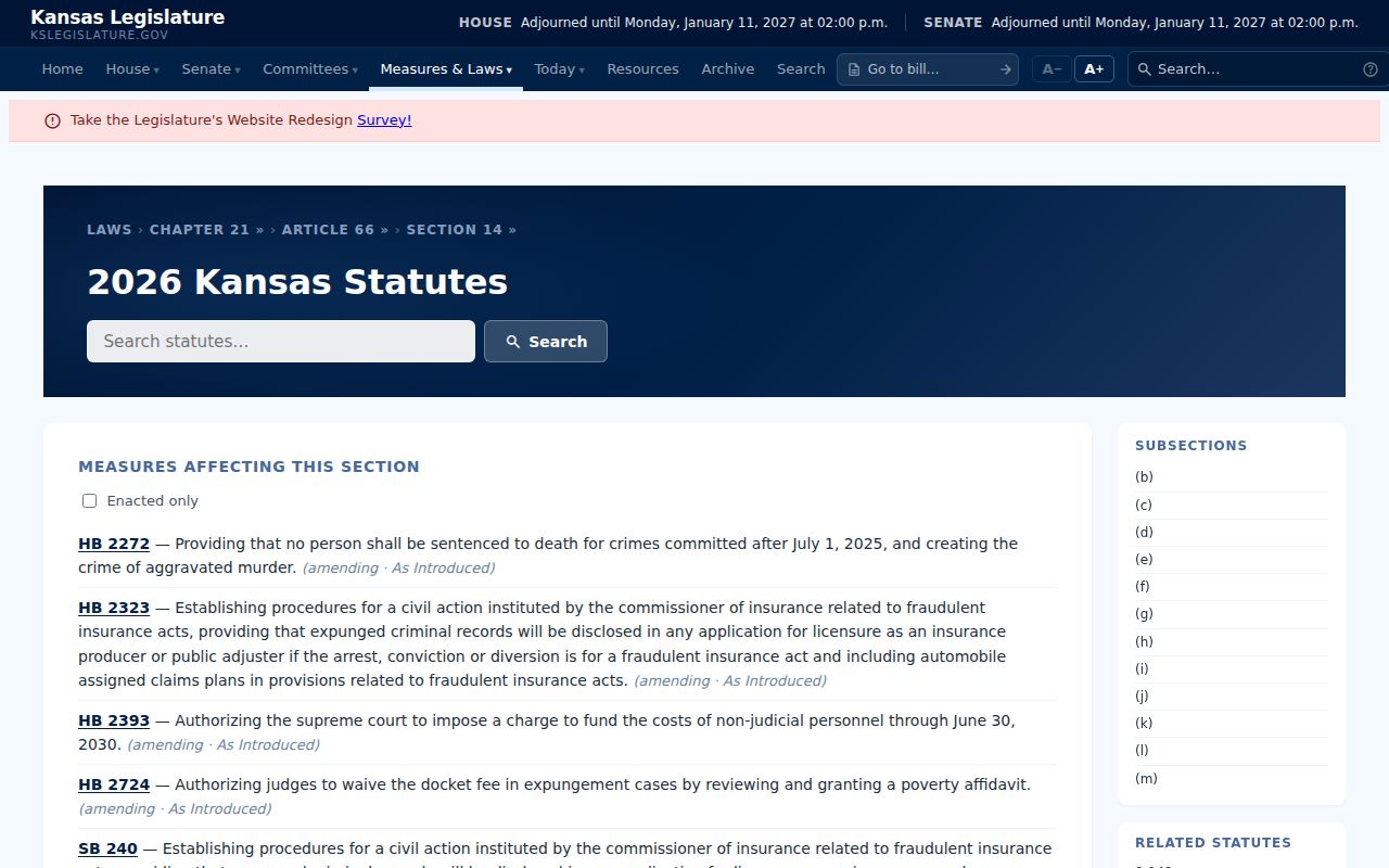 Kansas adult expungement statute relevant to Kiowa County criminal dockets